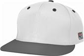 Flat Bill, 2-Tone, GameTek II 2 Tone Flex-Fit Cap (Grey,White,Navy Black)