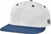 Flat Bill, 2-Tone, GameTek II 2 Tone Flex-Fit Cap (White/Navy)