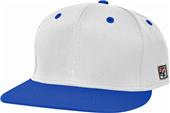 Flat Bill, 2-Tone, GameTek II 2 Tone Flex-Fit Cap (Grey,White,Navy)