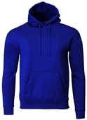 Pull Over Hooded Sweatshirt, Kangaroo-Pocket, " Royal",  Pro Blend, Adult & Youth 