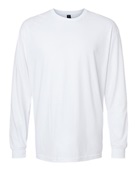 Gildan Unisex Softstyle Cvc Long Sleeve T-Shirt G674 WHITE Primary