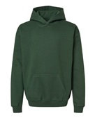 Gildan Youth Softstyle Midweight Fleece Hooded Sweatshirt SF500B Forest Green Primary