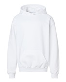 Gildan Youth Softstyle Midweight Fleece Hooded Sweatshirt SF500B WHITE Primary