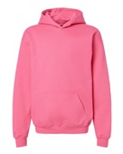 Gildan Youth Softstyle Midweight Fleece Hooded Sweatshirt SF500B PINK LEMONADE Primary