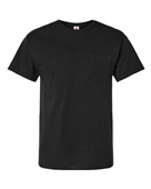 Hanes Unisex Essential Pocket T-Shirt 5290P BLACK Primary