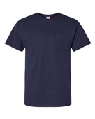 Hanes Unisex Essential Pocket T-Shirt 5290P ATHLETIC NAVY Primary