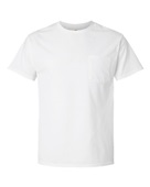 Hanes Unisex Essential Pocket T-Shirt 5290P WHITE Primary