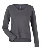 Devon & Jones New Classics Ladies' Charleston Pullover DG482W BLACK MELANGE Primary