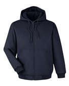 Harriton Men's Tall Climabloc Heavyweight Hooded Full-Zip Jacket M722T