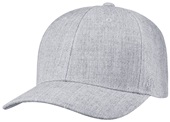 J America Mammoth Structured Cap 5539 GREY HEATHER Primary