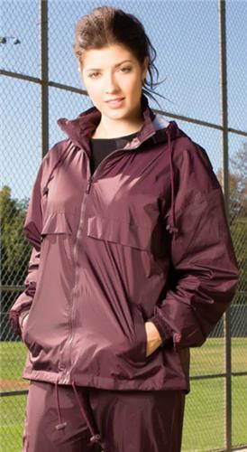 Vos Sports Adult Full Zipper Nylon Jacket 2300T | Epic Sports