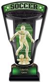 Hasty Awards 9.25" Stadium Back Soccer Trophy