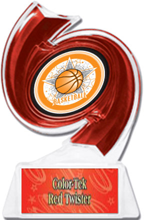 RED TROPHY/RED TWISTER LABEL - ALL-STAR MYLAR