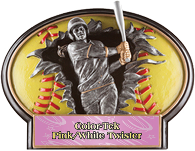 PINK/WHITE TWISTER COLOR-TEK LABEL