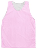 Martin Tricot Mesh Reversible Basketball Tank Tops Outside: PINK, Inside: WHITE Primary