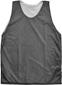 Martin Sports Reversible Lacrosse Mesh Tank Tops Outside: BLACK, Inside: WHITE Primary