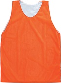 Martin Sports Reversible Lacrosse Mesh Tank Tops Outside: ORANGE, Inside: WHITE Primary
