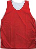 Martin Sports Reversible Lacrosse Mesh Tank Tops Outside: RED, Inside: WHITE Primary