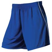 Girls Small 7" (GS - Scarlet) Piped Softball Shorts (No Pockets)