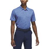 Adidas Textured Jacquard Golf Mens Polo Shirt