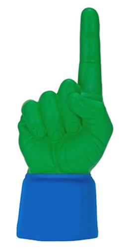 ROYAL BLUE JERSEY / KELLY GREEN HAND