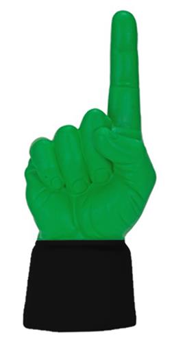 BLACK JERSEY / KELLY GREEN HAND