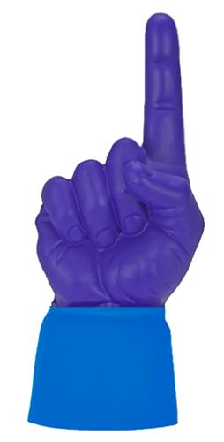 ROYAL BLUE JERSEY / PURPLE HAND
