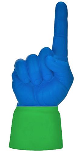 KELLY GREEN JERSEY / ROYAL BLUE HAND