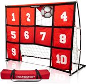 PowerNet Numbered Soccer Target Goal 1236