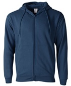 Heavy-Weight Full Zip Hoodie, 2-Pockets Hooded, Athletic Fleece Sweatshirt, Adult & Youth