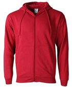 Heavy-Weight Full Zip Hoodie, 2-Pockets Hooded, Athletic Fleece Sweatshirt, Adult & Youth