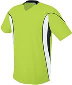 High Five Adult & Youth HELIX Soccer Jerseys LIME/WHITE/BLACK Primary