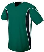 High Five Adult & Youth HELIX Soccer Jerseys FOREST/BLACK/WHITE Primary