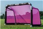 GOAL W/PINK NET & BLACK TRIM