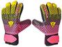 Saturn F.P. Goalkeeper Gloves W/ Finger Support-Pink/Yellow