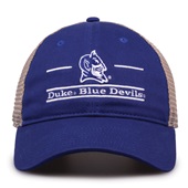 G180 The Game Duke Blue Devils Relaxed Trucker Mesh Split Bar Cap