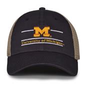 G180 The Game Michigan Wolverines Relaxed Trucker Mesh Split Bar Cap