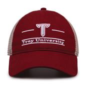 G180 The Game Troy Trojans Relaxed Trucker Mesh Split Bar Cap