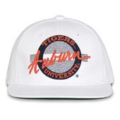 G220 The Game Auburn Tigers White Retro Circle Throwback Cap