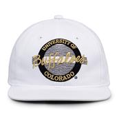 G220 The Game Colorado Buffaloes White Retro Circle Throwback Cap