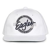 G220 The Game Georgia Southern Eagles White Retro Circle Throwback Cap