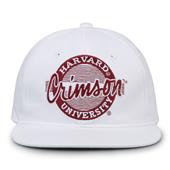 G220 The Game Harvard Crimson White Retro Circle Throwback Cap