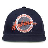 G225 The Game Auburn Tigers Team Color Retro Circle Throwback Cap