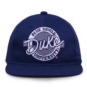 G225 The Game Duke Blue Devils Team Color Retro Circle Throwback Cap