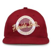 G225 The Game Florida State Seminoles Team Color Retro Circle Throwback Cap