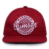 G225 The Game Harvard Crimson Team Color Retro Circle Throwback Cap