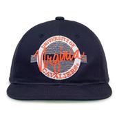 G225 The Game Virginia Cavaliers Team Color Retro Circle Throwback Cap