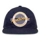 G225 The Game West Virginia Mountaineers Team Color Retro Circle Throwback Cap