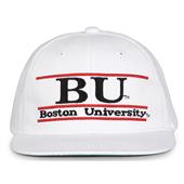 G230 The Game Boston Terriers White Retro Bar Throwback Cap