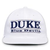 G230 The Game Duke Blue Devils White Retro Bar Throwback Cap